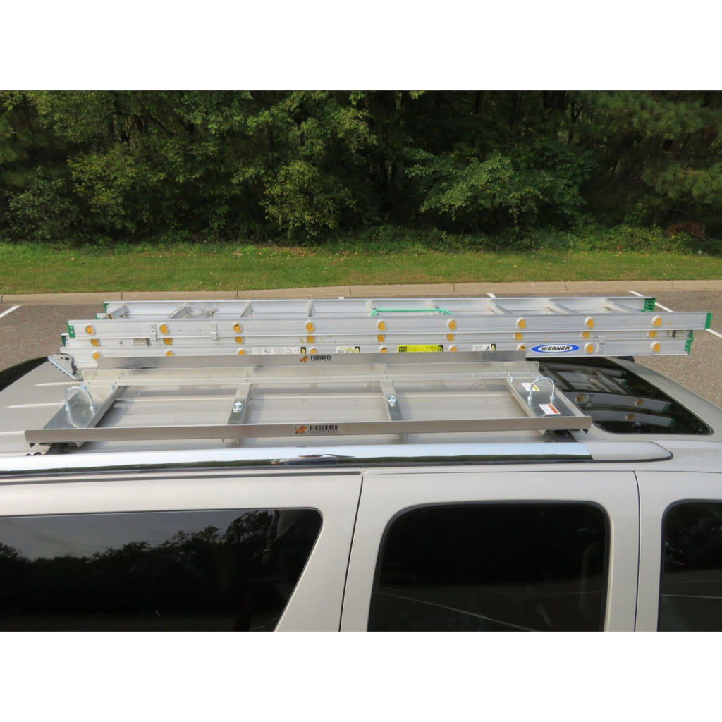 EX-6 Extension Ladder Rack mounted with ladder