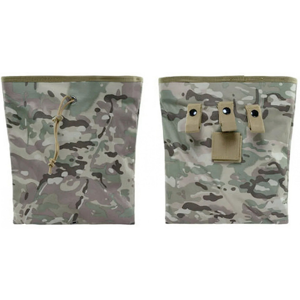 Front and back of camo bag