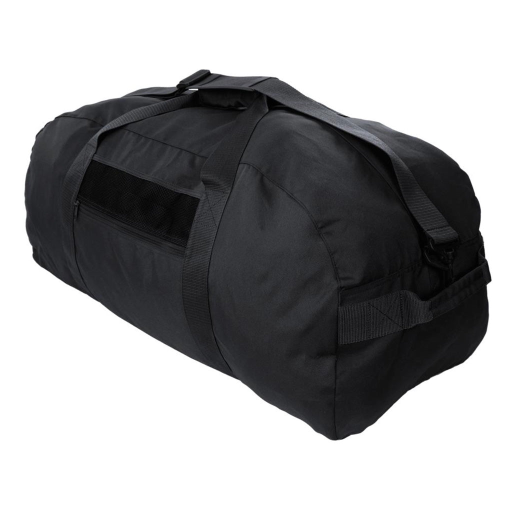 Duffle Bag Black Side View