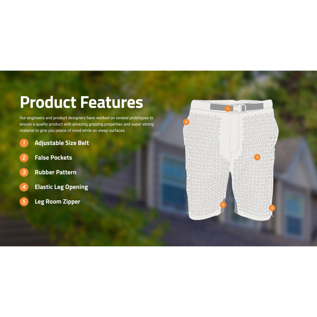Product features for SteepGear Shorts