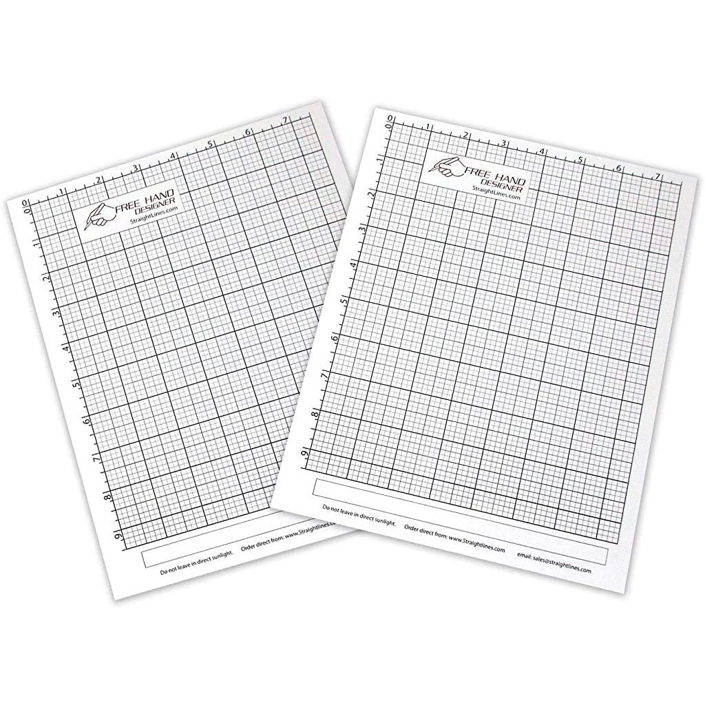 Muinus Grid Grid type letter size Freehand Designer Sheets - Straight Line – CLAIM ...