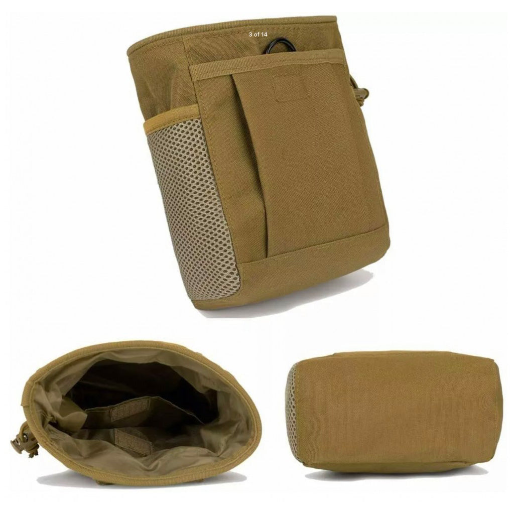Rigid pouch top and bottom view